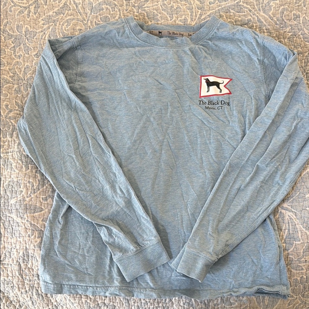 The Black Dog Boys Blue Long Sleeve Shirt